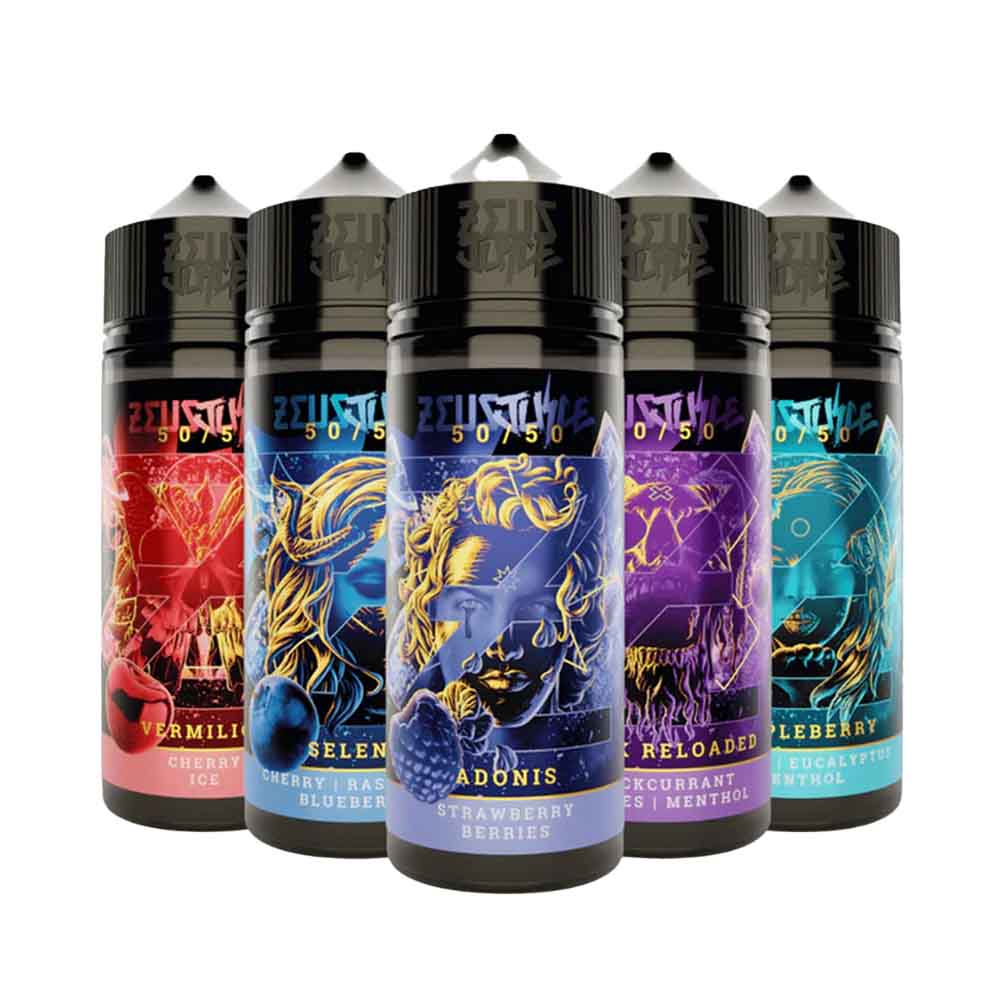 50/50 Shortfill Zeus Juice 50/50 100ml Shortfills