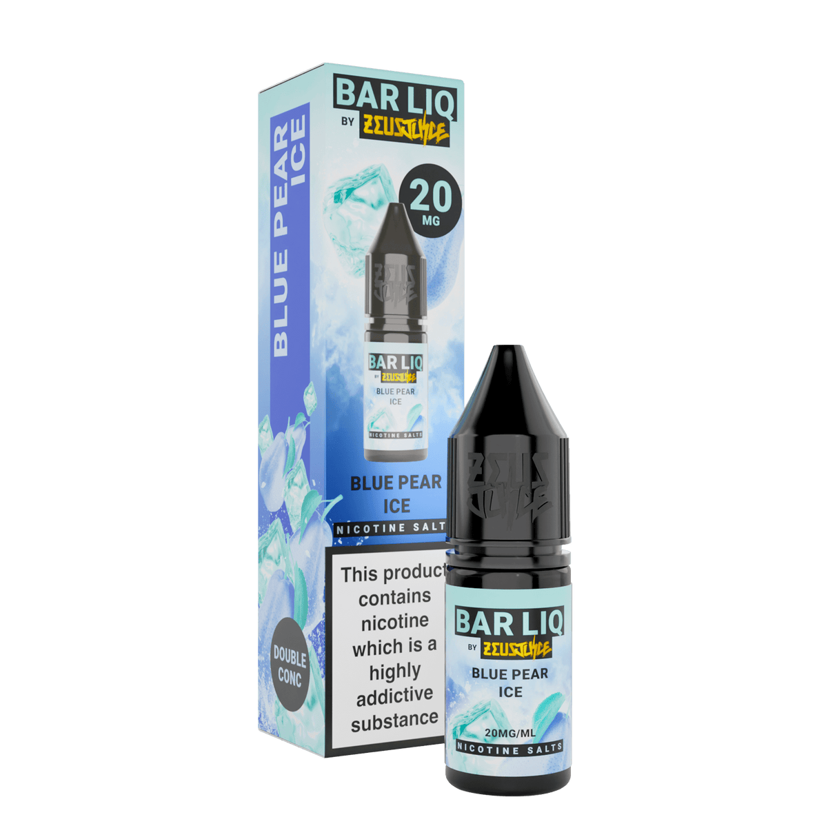 Nic Salts Blue Pear Ice / 5mg Zeus Juice BAR LIQ Nic Salts