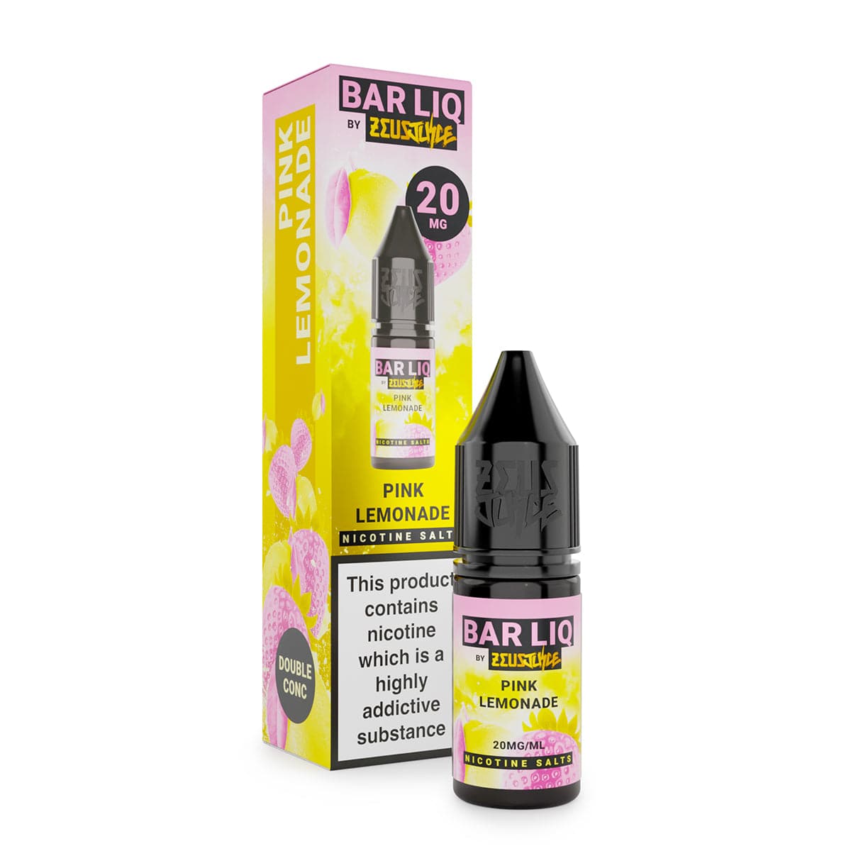 Nic Salts Pink Lemonade / 5mg Zeus Juice BAR LIQ Nic Salts
