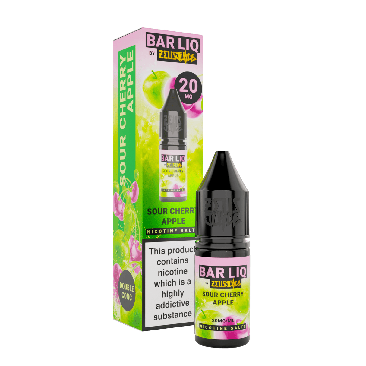 Nic Salts Sour Cherry Apple / 5mg Zeus Juice BAR LIQ Nic Salts