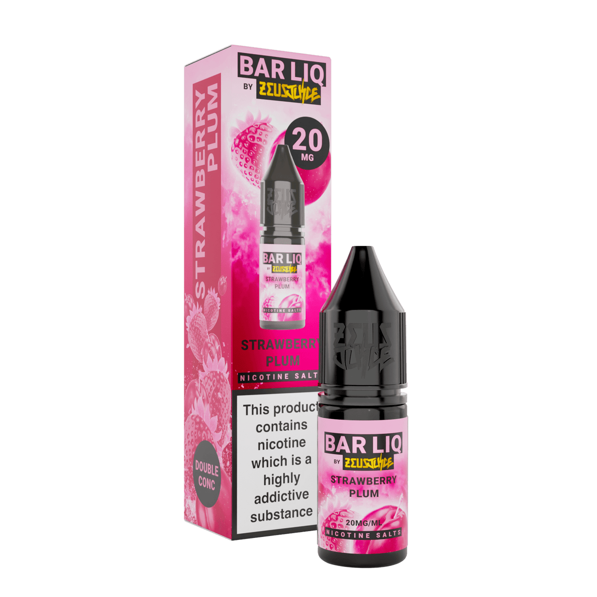 Nic Salts Strawberry Plum / 5mg Zeus Juice BAR LIQ Nic Salts