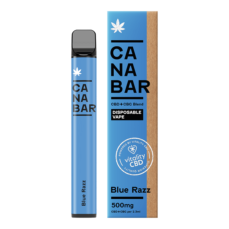 Disposable Vape Sticks Blue Razz Canabar CBD Disposable Vape