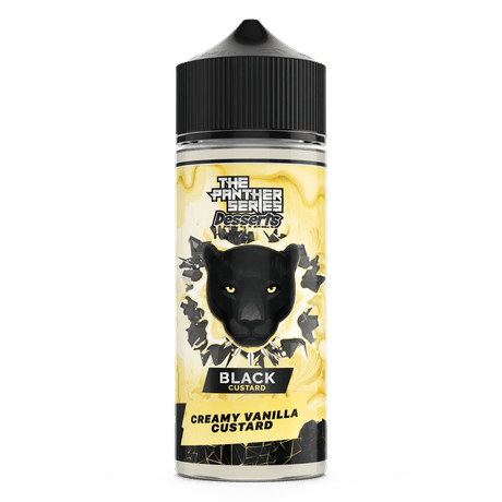 Dr Vapes Shortfill Eliquids Black Custard Dr Vapes Panther Series Desserts Shortfill E-Liquid