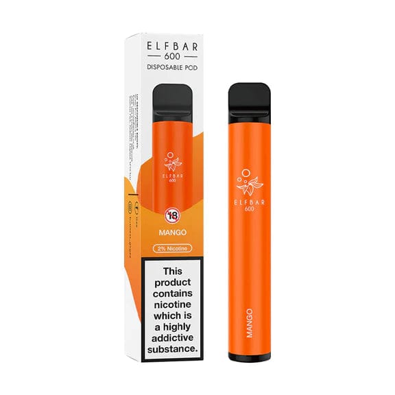 Disposable Vape Sticks Mango / 20mg Elf Bar 600 Disposable Vape
