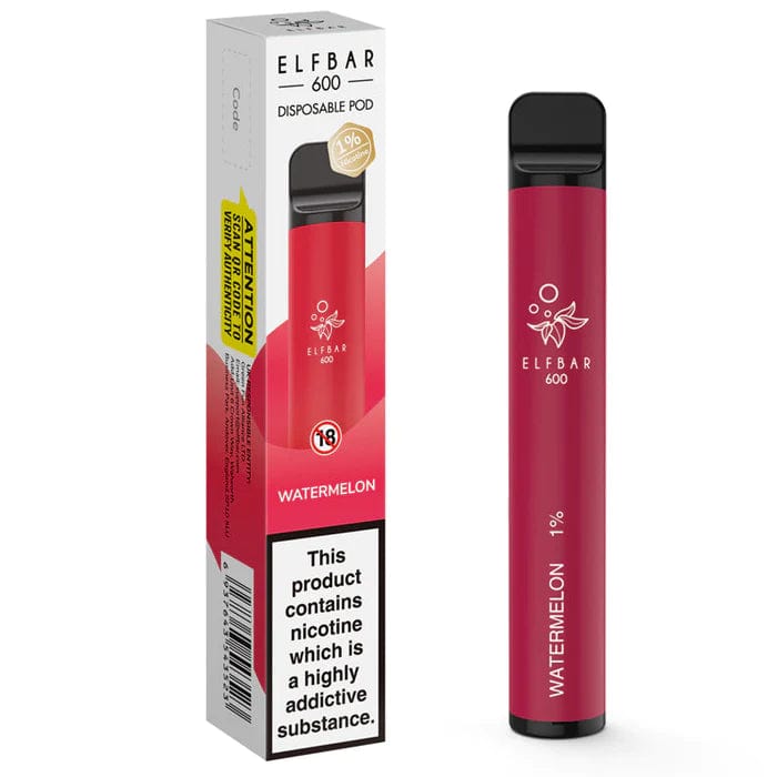 Disposable Vape Sticks Watermelon / 10mg Elf Bar 600 Disposable Vape