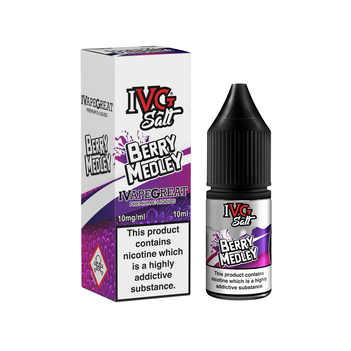IVG E-Liquids Nic Salts Berry Medley / 10mg IVG 10ml Nicotine Salts