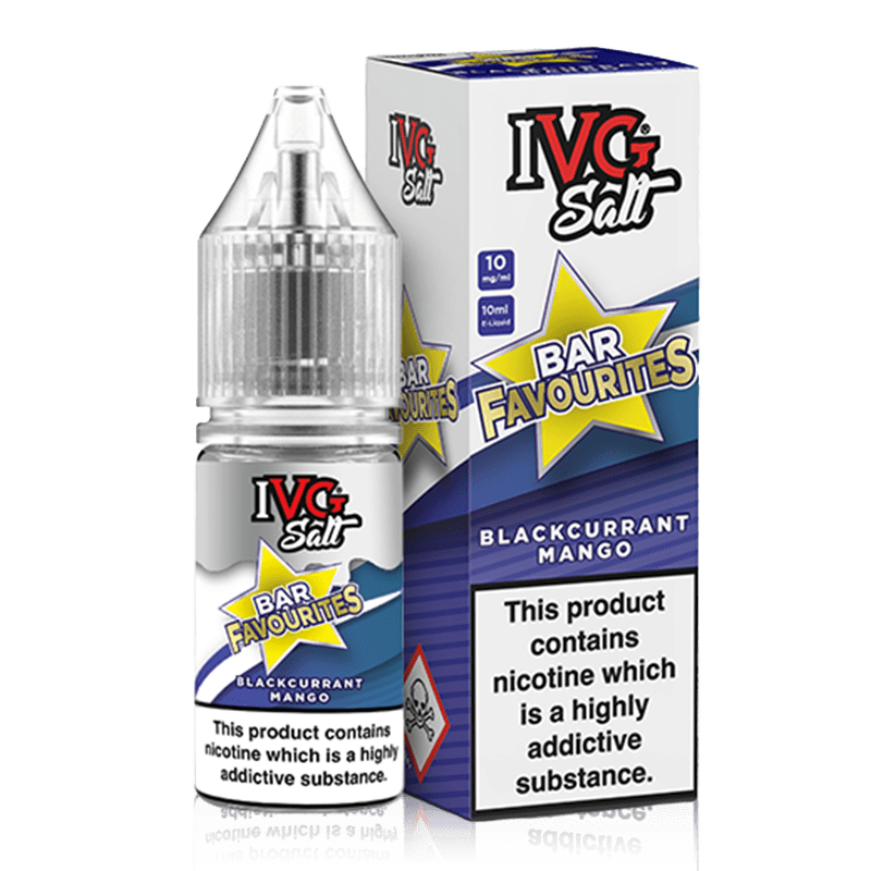 IVG E-Liquids Nic Salts Blackcurrant Mango / 10mg IVG Bar Favourites Nicotine Salts
