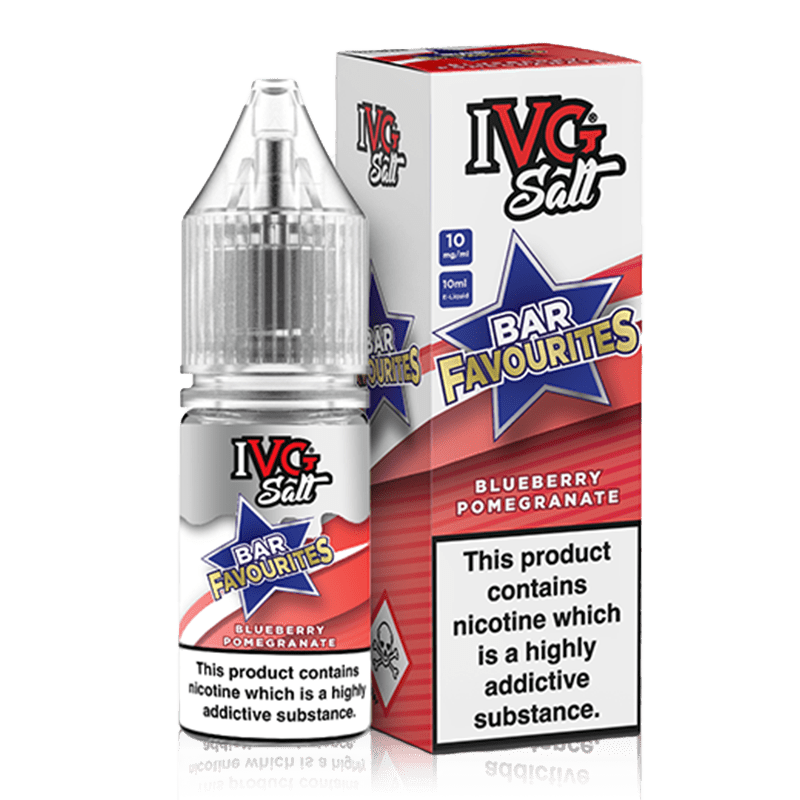 IVG E-Liquids Nic Salts Blueberry Pomegranate / 10mg IVG Bar Favourites Nicotine Salts