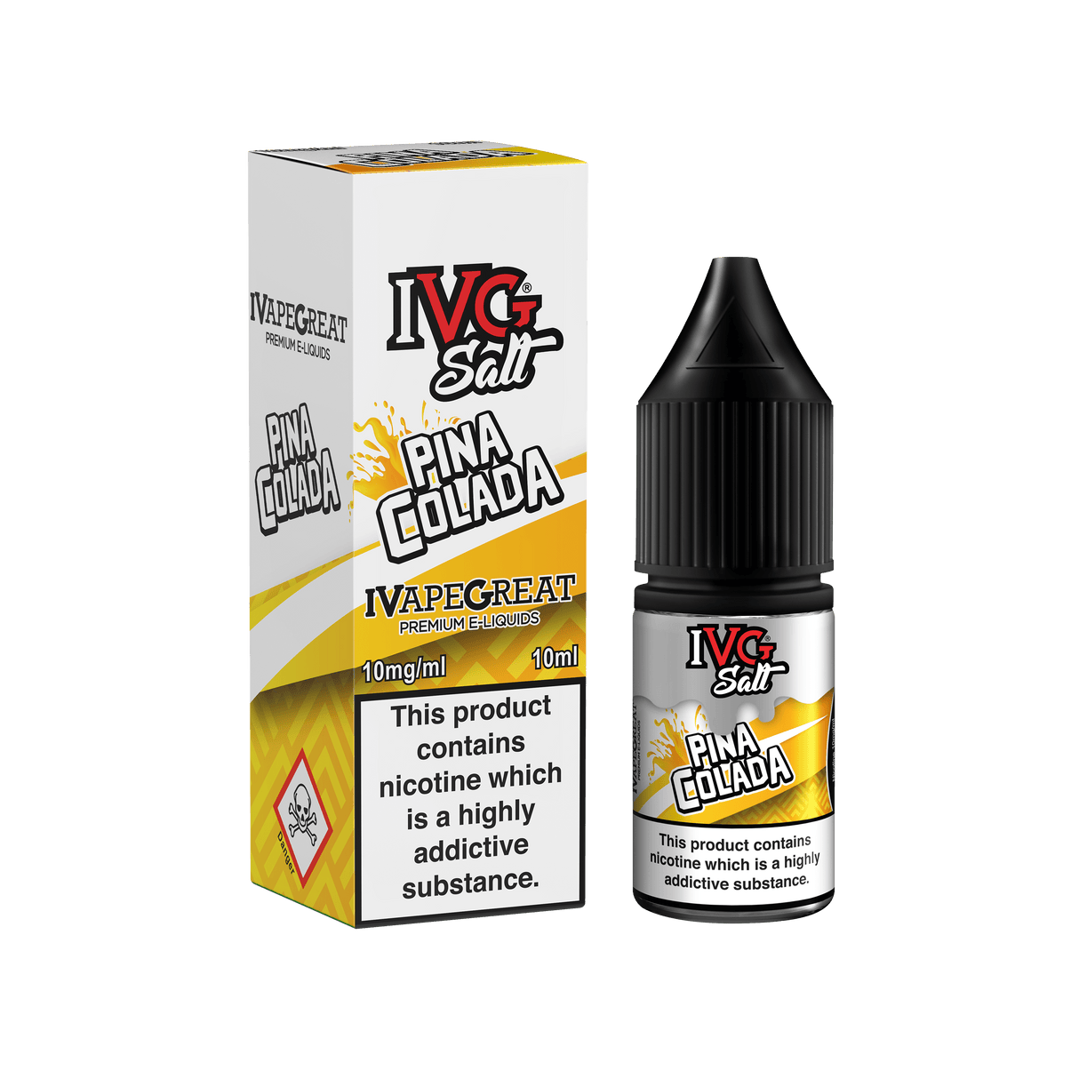 IVG E-Liquids Nic Salts Pina Colada / 10mg IVG 10ml Nicotine Salts
