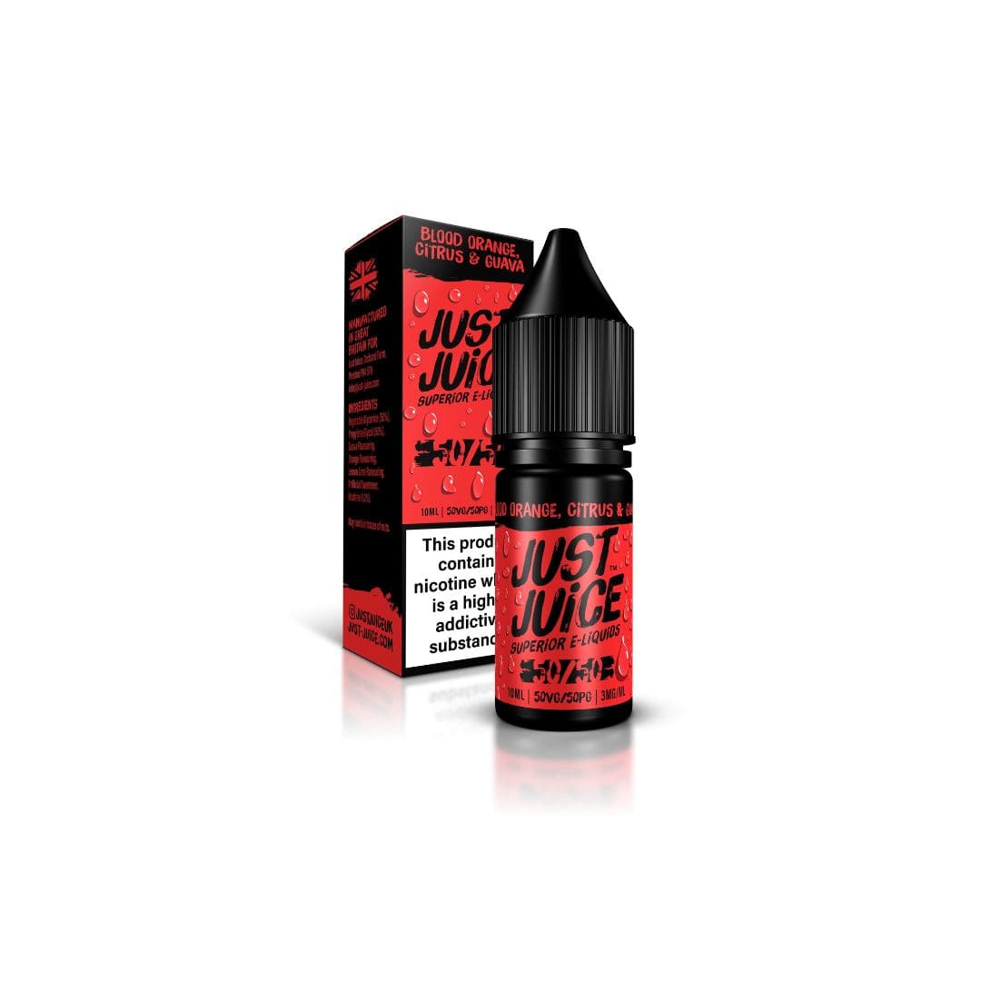 Freebase E-Liquid Blood Orange Citrus & Guava / 3mg Just Juice Iconic Fruits 50/50 E-Liquids
