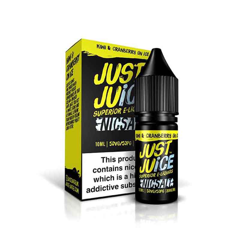 Nic Salts Kiwi & Cranberry On Ice / 20mg Just Juice Iconic Range Nic Salts