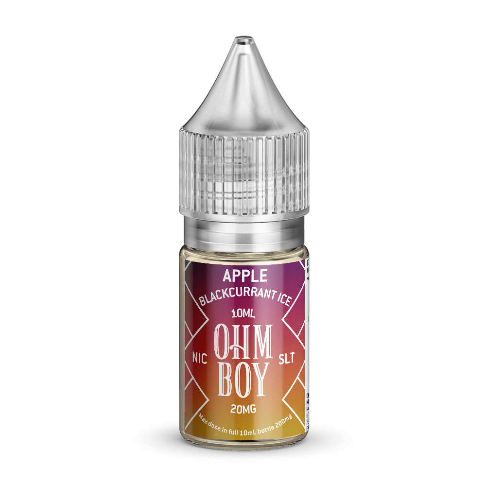 Ohm Boy Nic Salts Apple Blackcurrent Ice / 20mg Ohm Boy Nic Salt E-Liquids