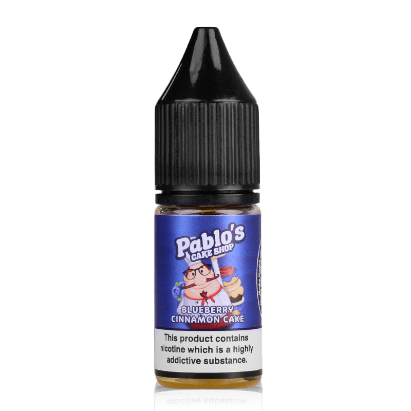 Pablos Cake Shop Nic Salts Blueberry Cinnamon Cake / 10mg Pablos Cake Shop Nic Salt E-Liquids | 10 Flavours