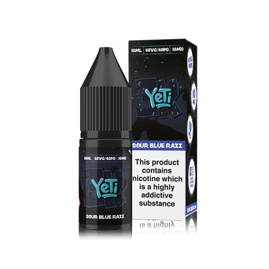 Nic Salts Sour Blue Razz / 10mg Yeti 3K Nic Salt E-Liquid