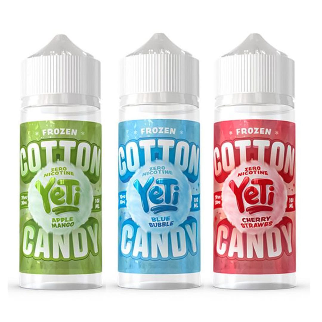 YETI E-Liquid Shortfill Eliquids Yeti Frozen Cotton Candy 100ml Shortfill E-Liquid