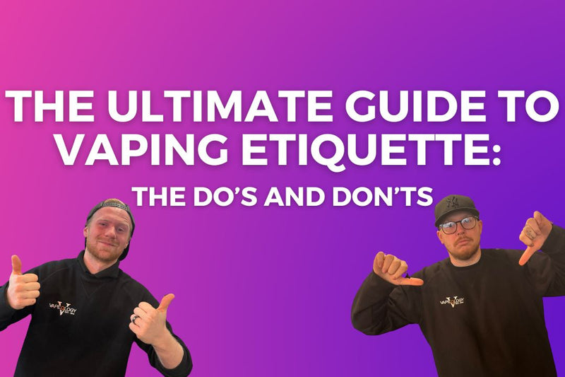 The Ultimate Guide to Vaping Etiquette: Dos and Don'ts – Vapeology