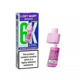 Lost Mary BM6000 Prefilled Pod blueberry sour raspberry for the lost mary bm6000 vape kit