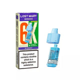 Lost Mary BM6000 Prefilled Pod blueberry for the lost mary bm6000 vape kit