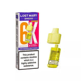Lost Mary BM6000 Prefilled Pod kiwi passion fruit guava for the lost mary bm6000 vape kit