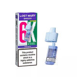 Lost Mary BM6000 Prefilled Pod mad blue for the lost mary bm6000 vape kit