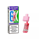 Lost Mary BM6000 Prefilled Pod strawberry raspberry cherry ice for the lost mary bm6000 vape kit