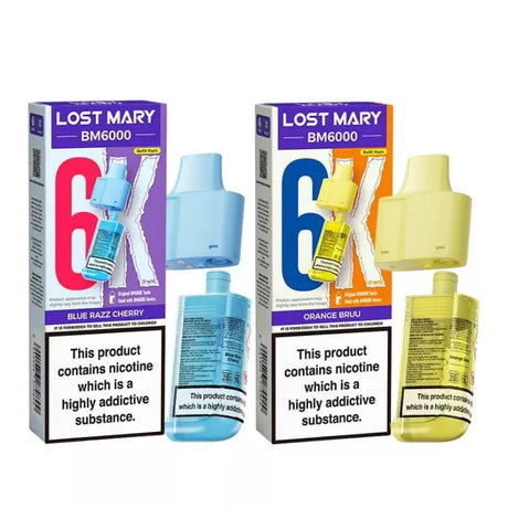 Lost Mary BM6000 Prefilled Pod for the lost mary bm6000 vape kit