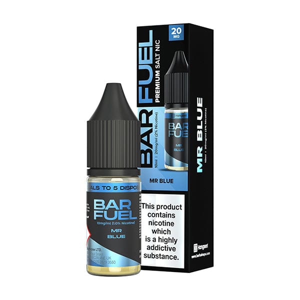 Nic Salts Mr Blue / 5MG Bar Fuel New Packaging Nic Salts
