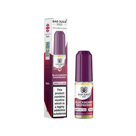 Blackberry Raspberry Nic Salt By Bar Juice 5000 10ml E-liquid