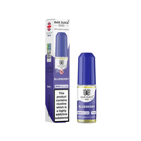 Blueberry Nic salt By Bar Juice 5000 10ml E-liquid