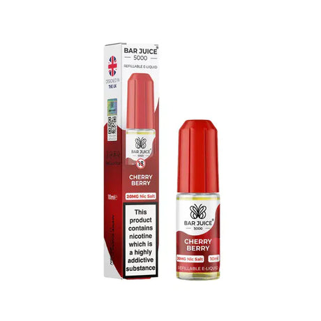 Cherry Berry Nic Salt By Bar Juice 5000 10ml E-liquid