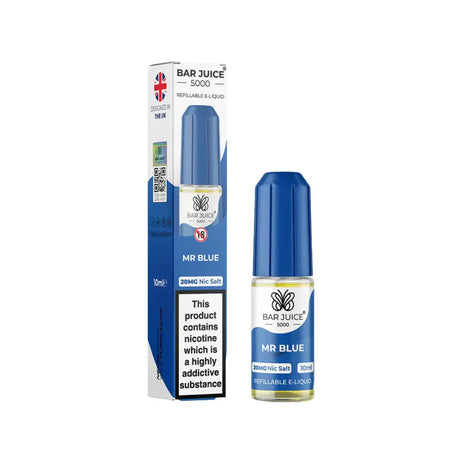 Mr Blue Nic Salt By Bar Juice 5000 10ml E-liquid