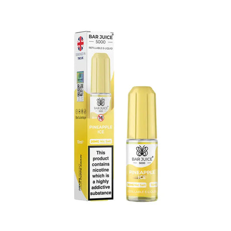 Pineapple Ice Nic Salt By Bar Juice 5000 10ml E-liquid