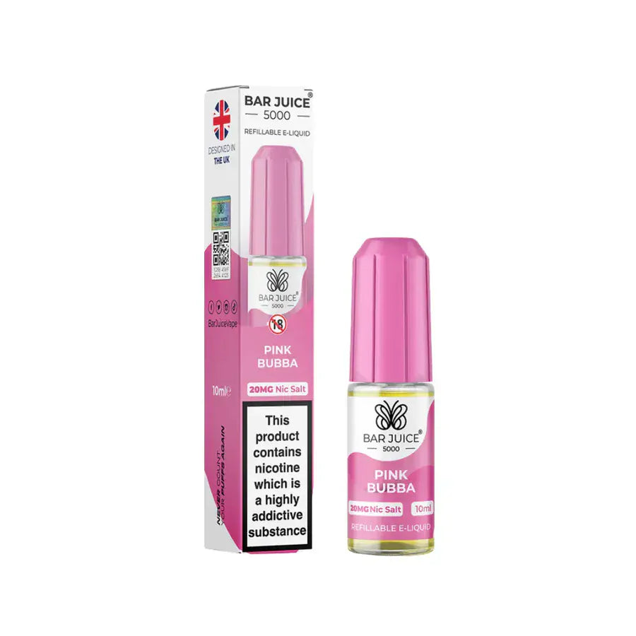 Pink Bubba Nice Salt By Bar Juice 5000 10ml E-liquid