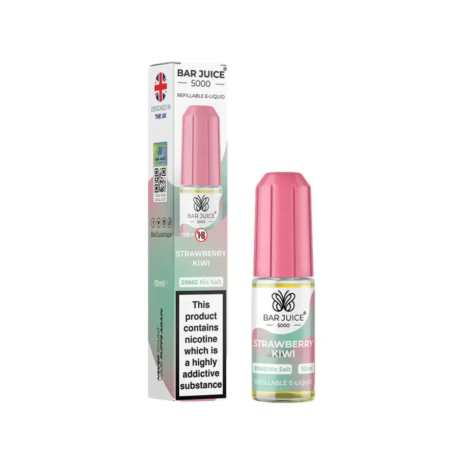 Strawberry Kiwi Nic Salt By Bar Juice 5000 10ml E-liquid