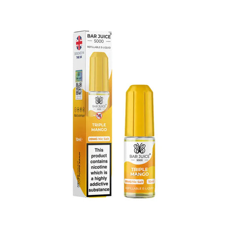Triple Mango Nic Salt By Bar Juice 5000 10ml E-liquid