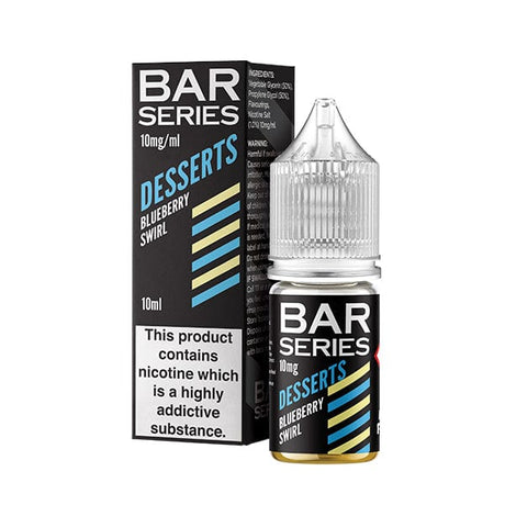 Nic Salts Blueberry Swirl / 10mg Bar Series Desserts Nic Salts