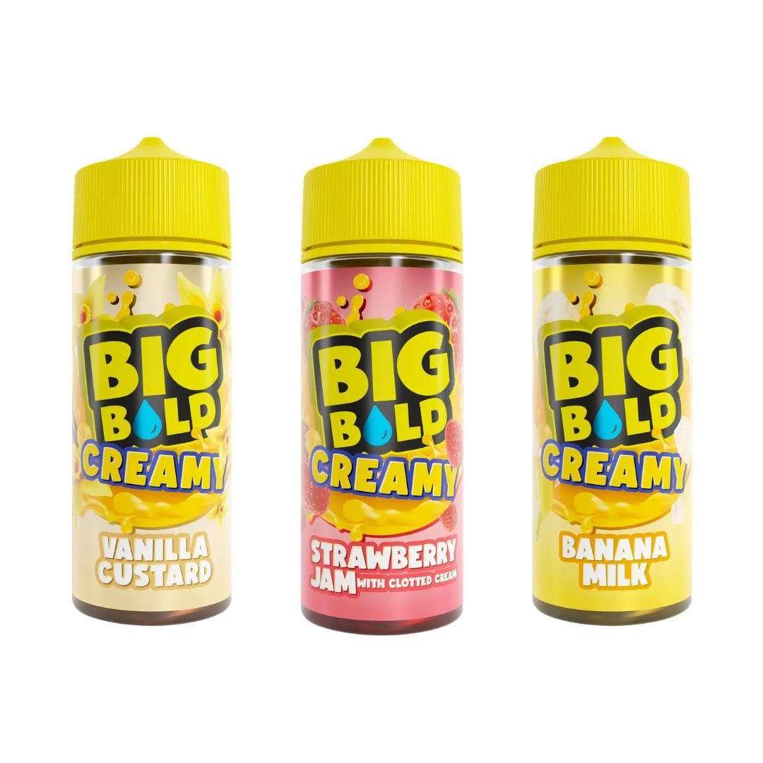 Big Bold Creamy Shortfill E-Liquids