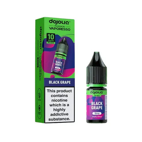 10ml Eliquids 10MG Vaporesso Dojoliq Black Grape Nic Salt