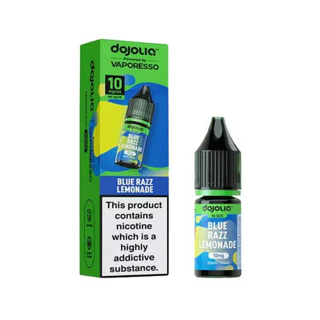 10ml Eliquids 10MG Vaporesso Dojoliq Blue Razz Lemonade Nic Salt