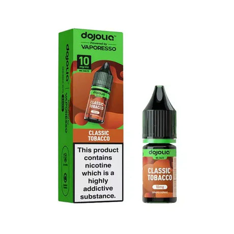 10ml Eliquids 10MG Vaporesso Dojoliq Classic Tobacco Nic Salt