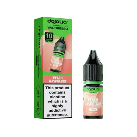 10ml Eliquids 10MG Vaporesso Dojoliq Peach Raspberry Nic Salt