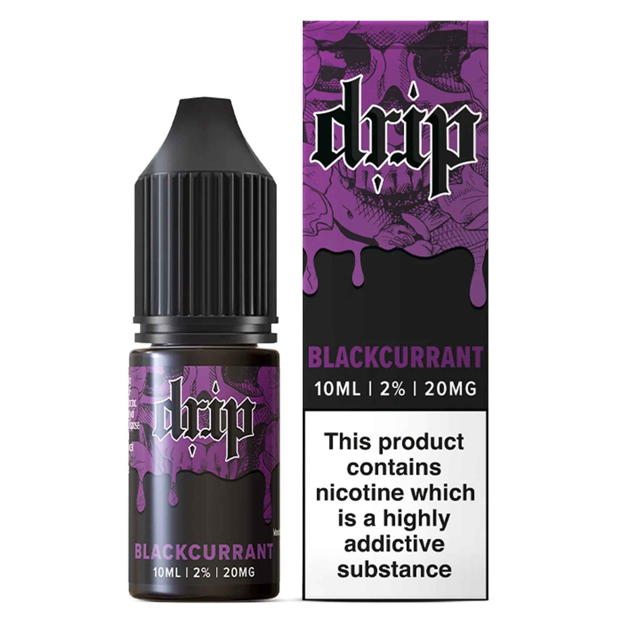 Nic Salts Blackcurrant / 10mg Drip Nic Salt E-Liquids