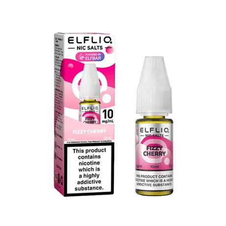 10ml Eliquids 5MG Fizzy Cherry Nic Salt By Elfliq