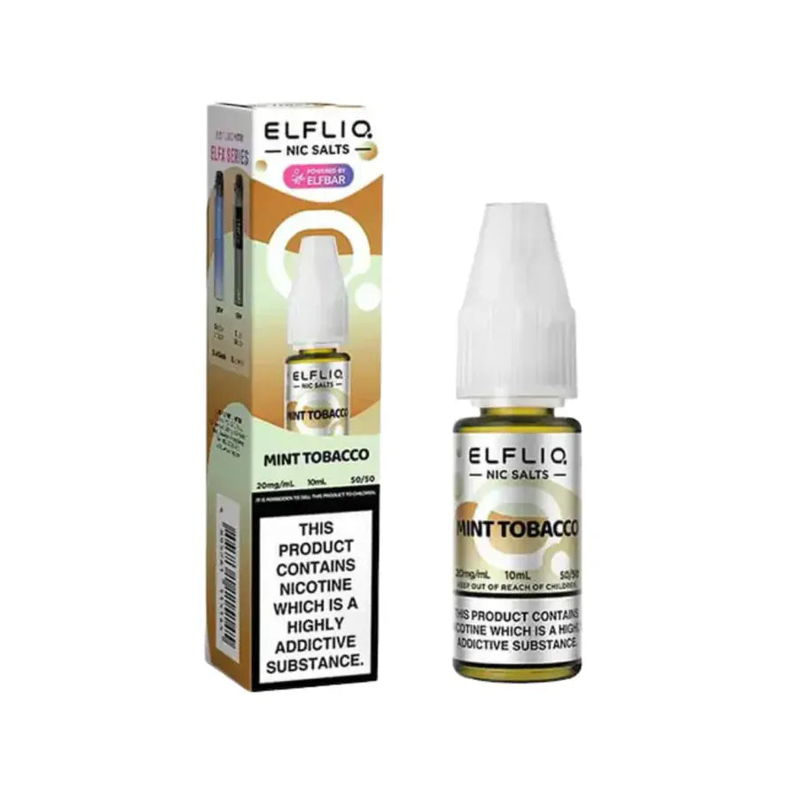 10ml Eliquids 5MG Mint Tobacco Nic Salt By Elfliq