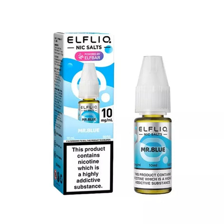 10ml Eliquids 5MG Mr Blue Nic Salt By Elfliq