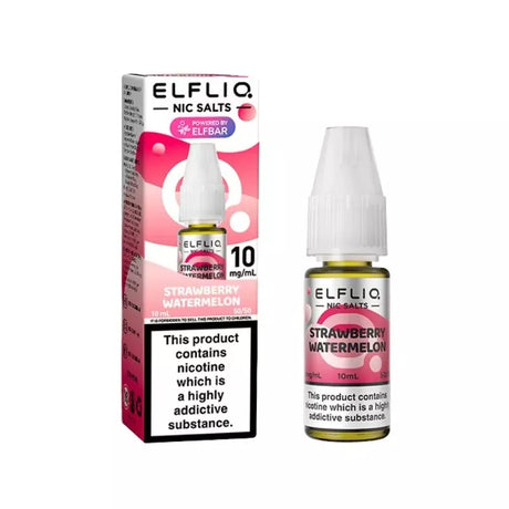 10ml Eliquids 5MG Strawberry Watermelon Nic Salt By Elfliq