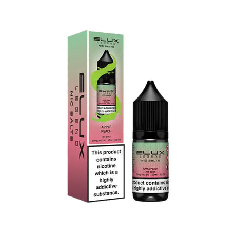Apple Peach Nic Salt By Elux Legend 10ml E-liquid
