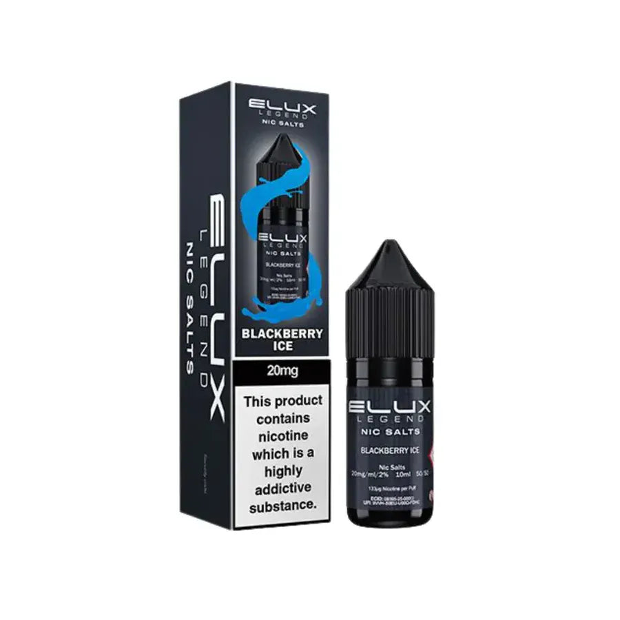 Blackberry Ice Nic Salt By Elux Legend 10ml E-liquid