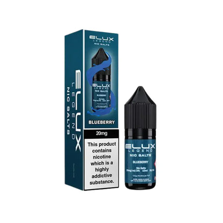 Blueberry Nic Salt By Elux Legend 10ml E-liquid