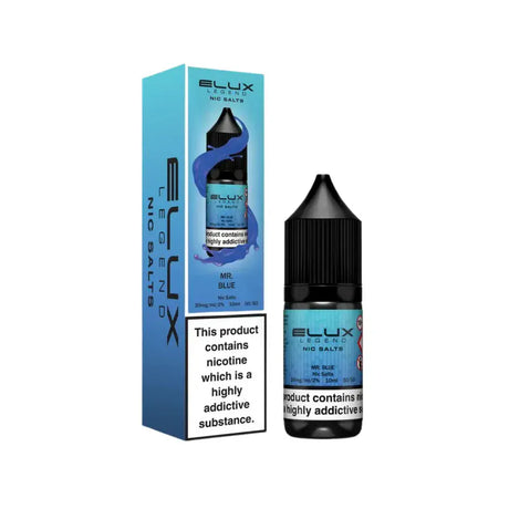 Mr Blue Nic Salt By Elux Legend 10ml E-liquid